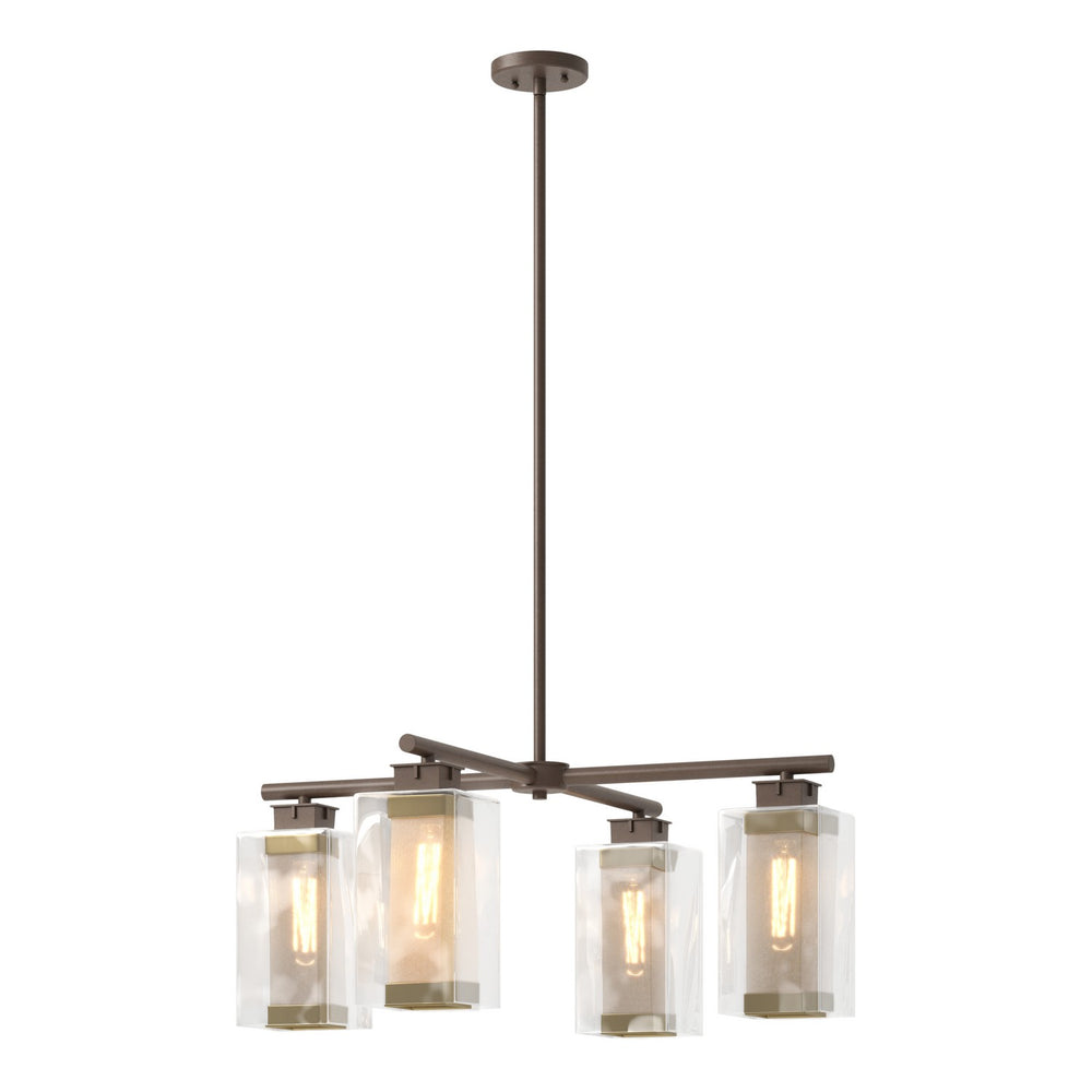 Hubbardton Forge - Four Light Outdoor Pendant - Polaris - Coastal Bronze- Union Lighting Luminaires Decor
