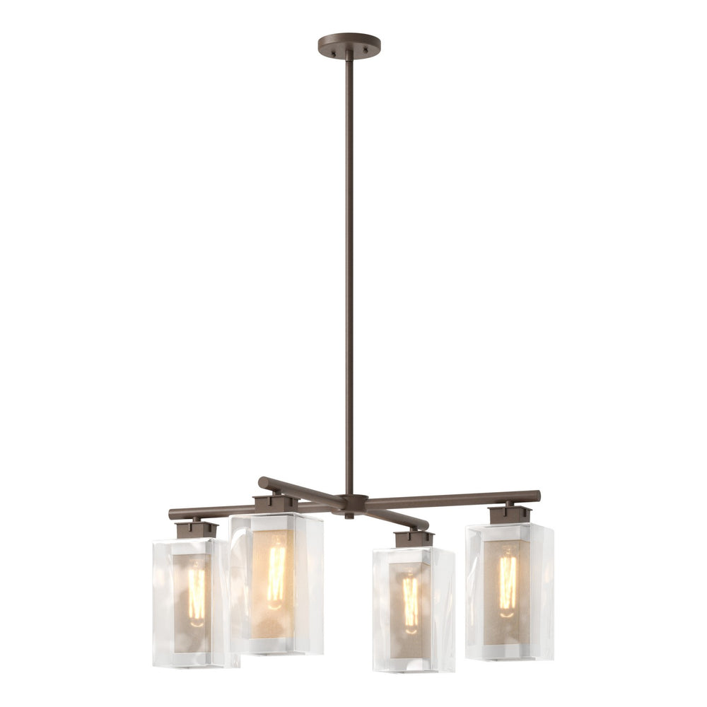 Hubbardton Forge - Four Light Outdoor Pendant - Polaris - Coastal Bronze- Union Lighting Luminaires Decor