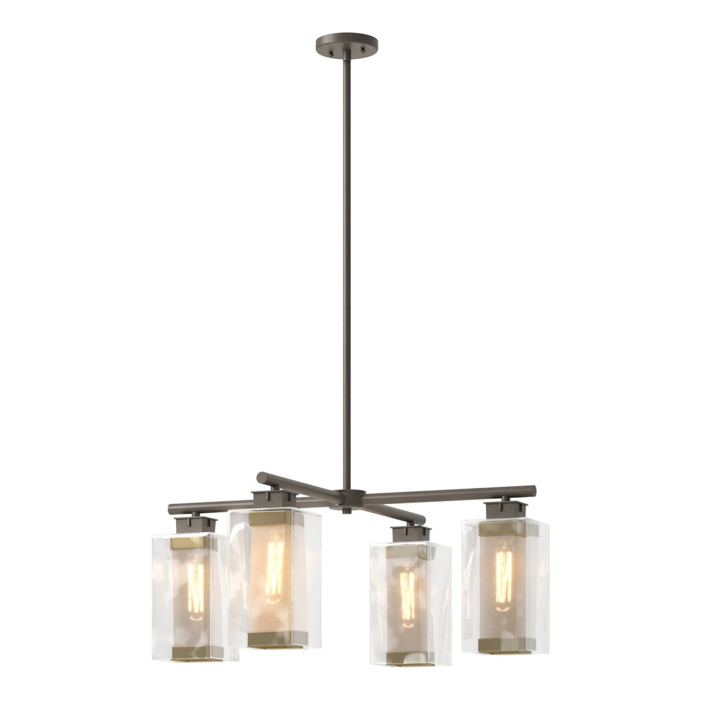 Hubbardton Forge - Four Light Outdoor Pendant - Polaris - Coastal Dark Smoke- Union Lighting Luminaires Decor