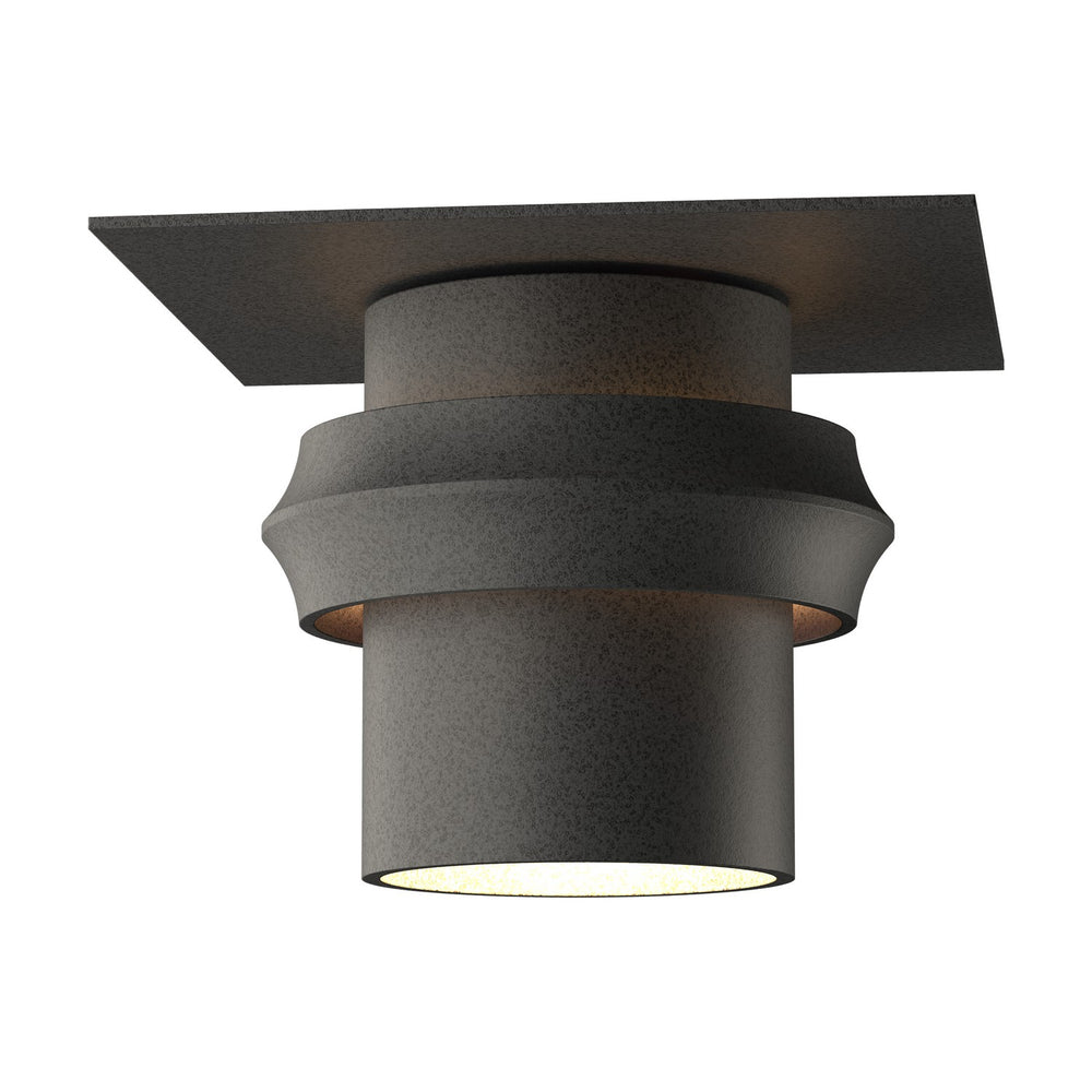 Hubbardton Forge - One Light Outdoor Semi-Flush Mount - Twilight - Coastal Natural Iron- Union Lighting Luminaires Decor