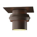 Hubbardton Forge - One Light Outdoor Semi-Flush Mount - Twilight - Coastal Bronze- Union Lighting Luminaires Decor