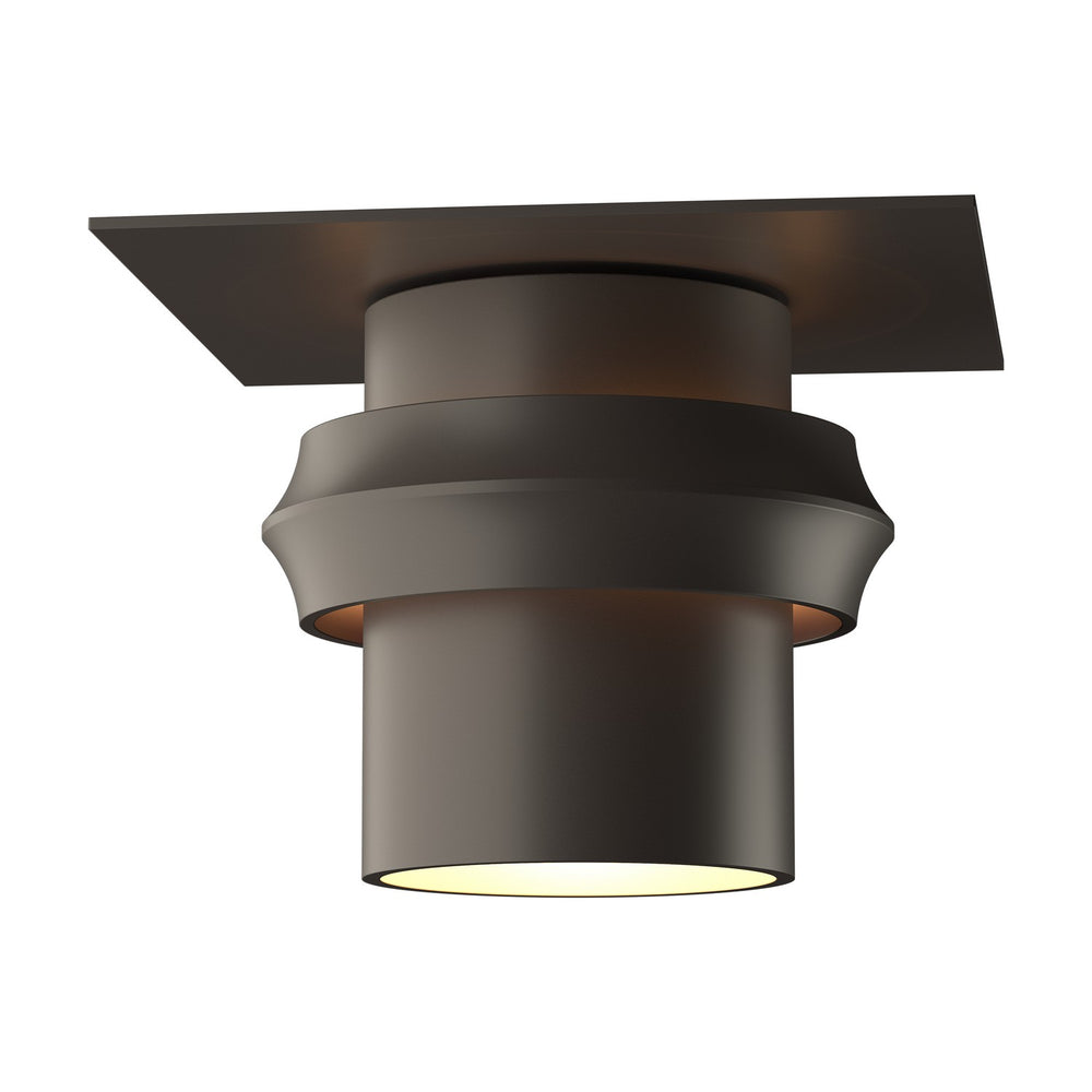 Hubbardton Forge - One Light Outdoor Semi-Flush Mount - Twilight - Coastal Dark Smoke- Union Lighting Luminaires Decor