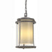 Hubbardton Forge - One Light Outdoor Ceiling Fixture - Meridian - Coastal Burnished Steel- Union Lighting Luminaires Decor