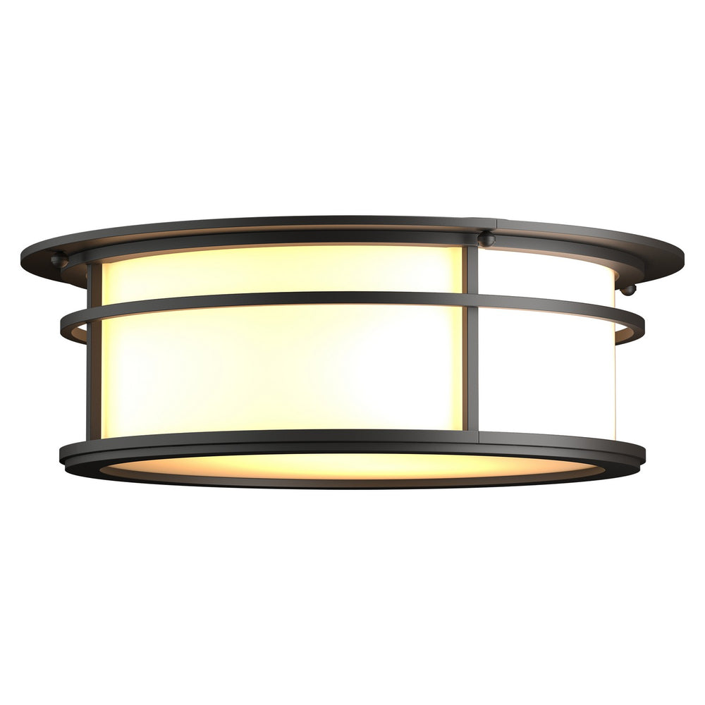 Hubbardton Forge - Two Light Outdoor Flush Mount - Province - Coastal Oil Rubbed Bronze- Union Lighting Luminaires Decor