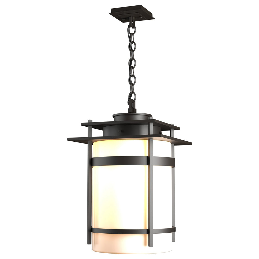 Hubbardton Forge - One Light Outdoor Fixture - Banded - Coastal Oil Rubbed Bronze- Union Lighting Luminaires Decor