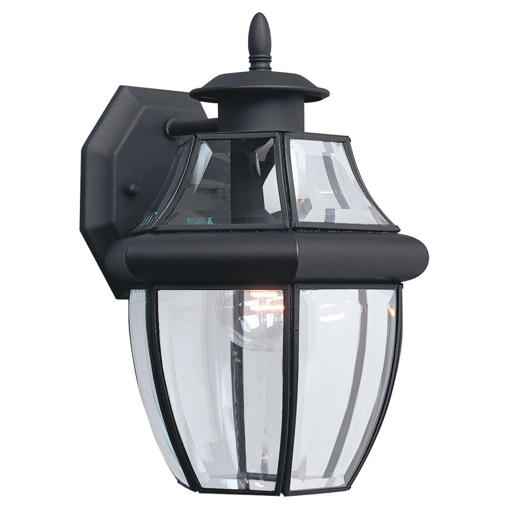 Generation Lighting Canada - One Light Outdoor Wall Lantern - Lancaster - Black- Union Lighting Luminaires Decor
