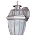 Generation Lighting Canada - One Light Outdoor Wall Lantern - Lancaster - Antique Brushed Nickel- Union Lighting Luminaires Decor