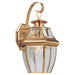 Generation Lighting Canada - One Light Outdoor Wall Lantern - Lancaster - Polished Brass- Union Lighting Luminaires Decor