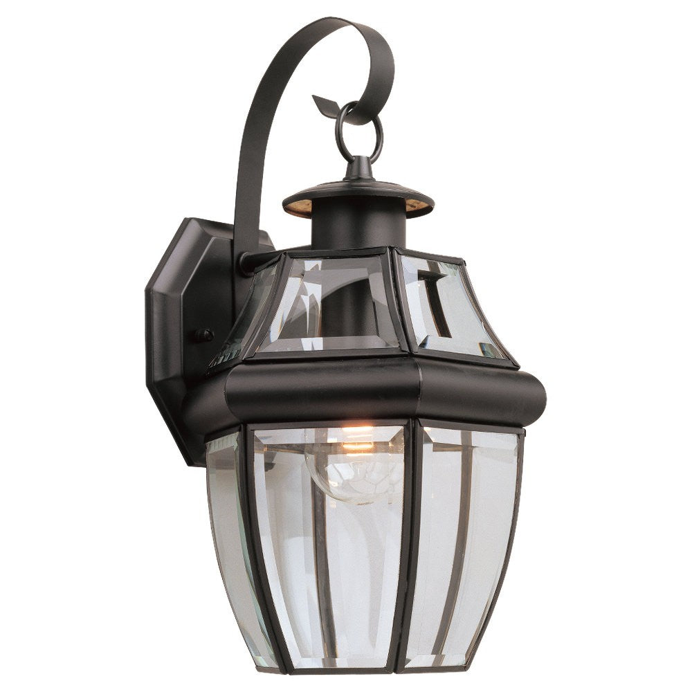 Generation Lighting Canada - One Light Outdoor Wall Lantern - Lancaster - Black- Union Lighting Luminaires Decor