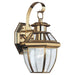 Generation Lighting Canada - One Light Outdoor Wall Lantern - Lancaster - Polished Brass- Union Lighting Luminaires Decor