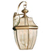 Generation Lighting Canada - Three Light Outdoor Wall Lantern - Lancaster - Polished Brass- Union Lighting Luminaires Decor