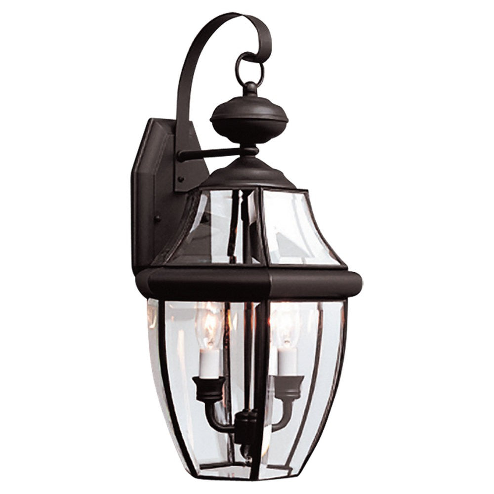 Generation Lighting Canada - Two Light Outdoor Wall Lantern - Lancaster - Black- Union Lighting Luminaires Decor