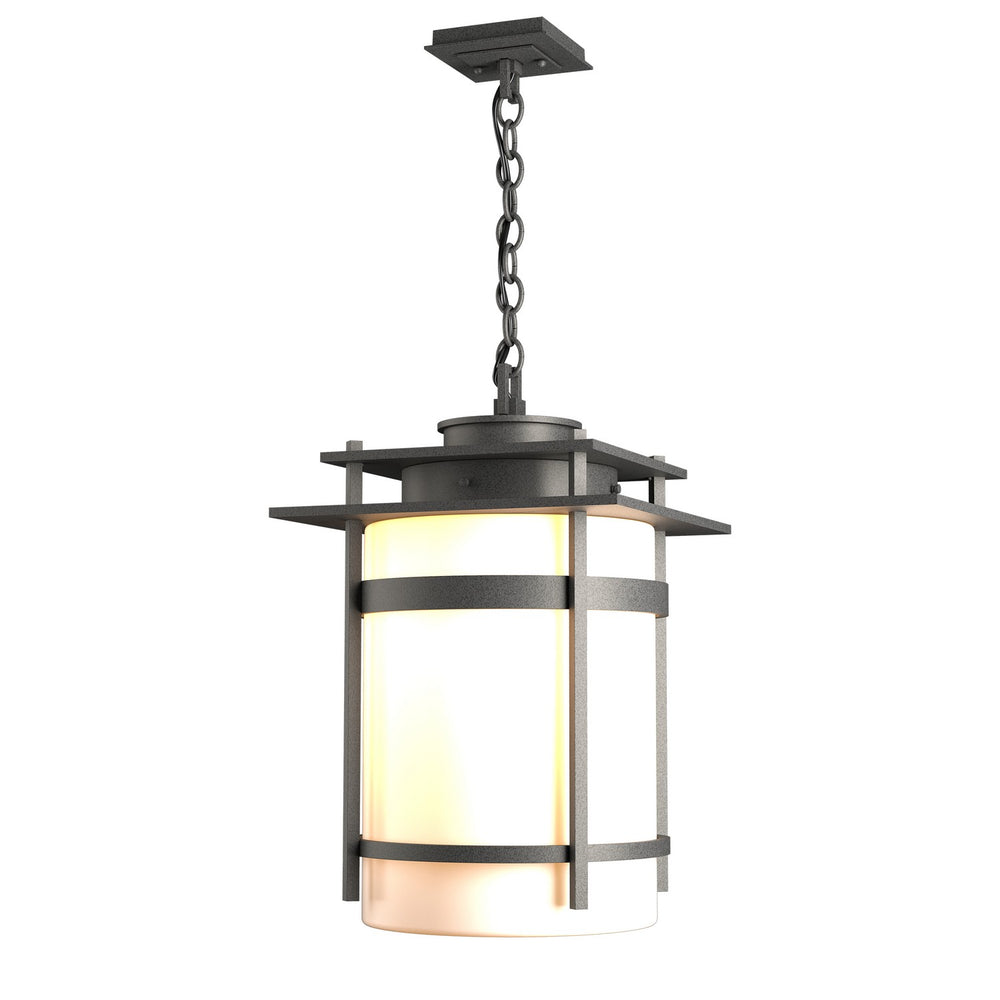 Hubbardton Forge - One Light Outdoor Fixture - Banded - Coastal Natural Iron- Union Lighting Luminaires Decor
