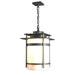 Hubbardton Forge - One Light Outdoor Fixture - Banded - Coastal Natural Iron- Union Lighting Luminaires Decor
