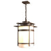 Hubbardton Forge - One Light Outdoor Fixture - Banded - Coastal Bronze- Union Lighting Luminaires Decor