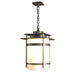 Hubbardton Forge - One Light Outdoor Fixture - Banded - Coastal Dark Smoke- Union Lighting Luminaires Decor