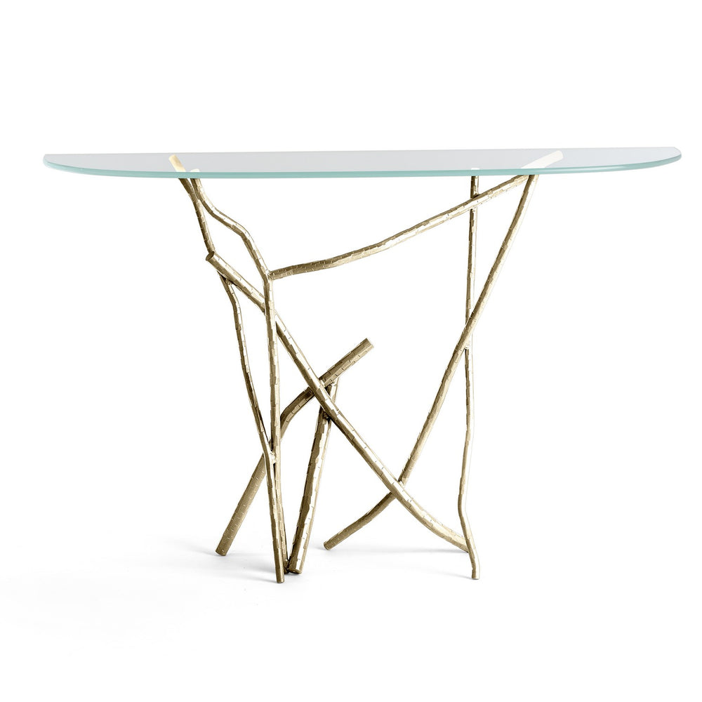 Hubbardton Forge - Console Table - Brindille - Modern Brass- Union Lighting Luminaires Decor