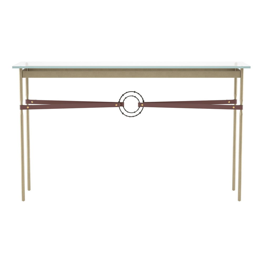 Hubbardton Forge - Console Table - Equus - Soft Gold- Union Lighting Luminaires Decor