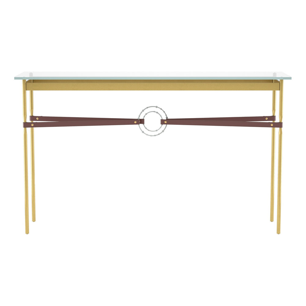 Hubbardton Forge - Console Table - Equus - Modern Brass- Union Lighting Luminaires Decor