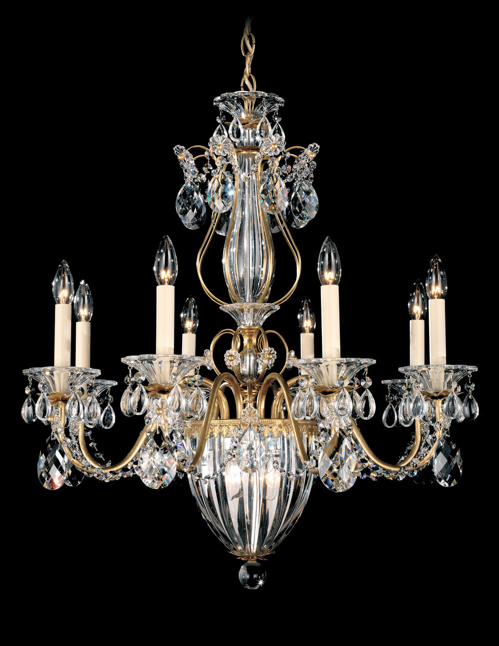 Schonbek - 11 Light Chandelier - Bagatelle - Gold- Union Lighting Luminaires Decor