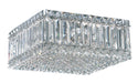 Schonbek - Four Light Flush Mount - Quantum - Polished Stainless Steel- Union Lighting Luminaires Decor