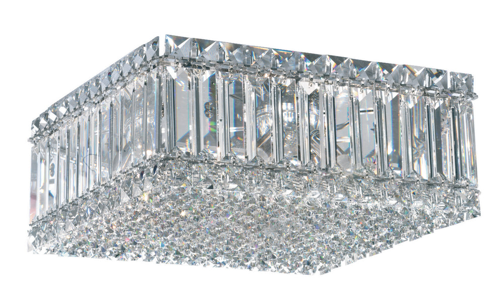 Schonbek - Four Light Flush Mount - Quantum - Polished Stainless Steel- Union Lighting Luminaires Decor