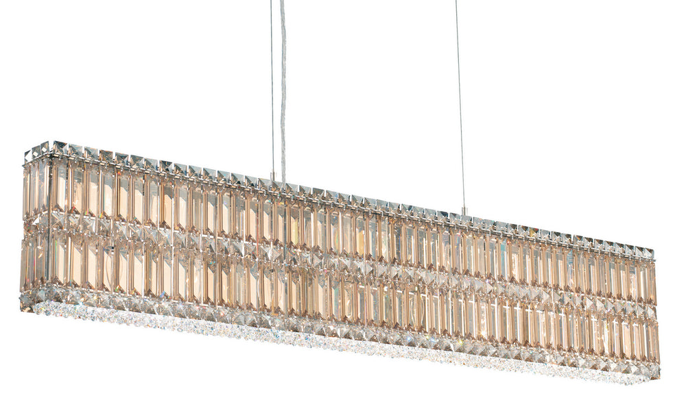 Schonbek - 17 Light Pendant - Quantum - Polished Stainless Steel- Union Lighting Luminaires Decor