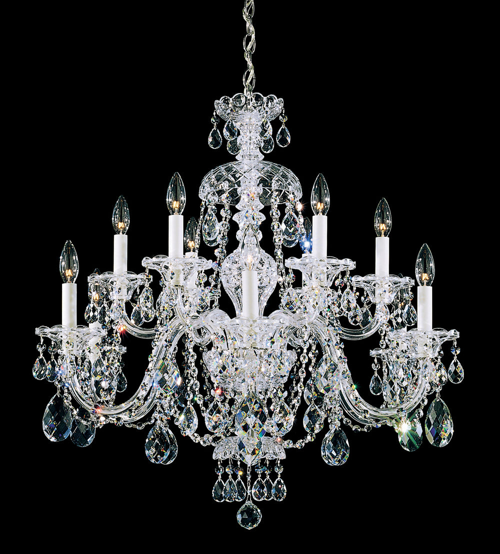 Schonbek - 12 Light Chandelier - Sterling - Aurelia- Union Lighting Luminaires Decor