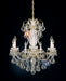 Schonbek - Seven Light Chandelier - New Orleans - Antique Silver- Union Lighting Luminaires Decor