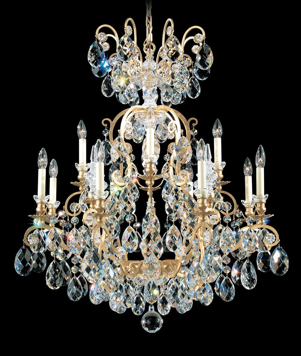 Schonbek - 13 Light Chandelier - Renaissance - Heirloom Bronze- Union Lighting Luminaires Decor