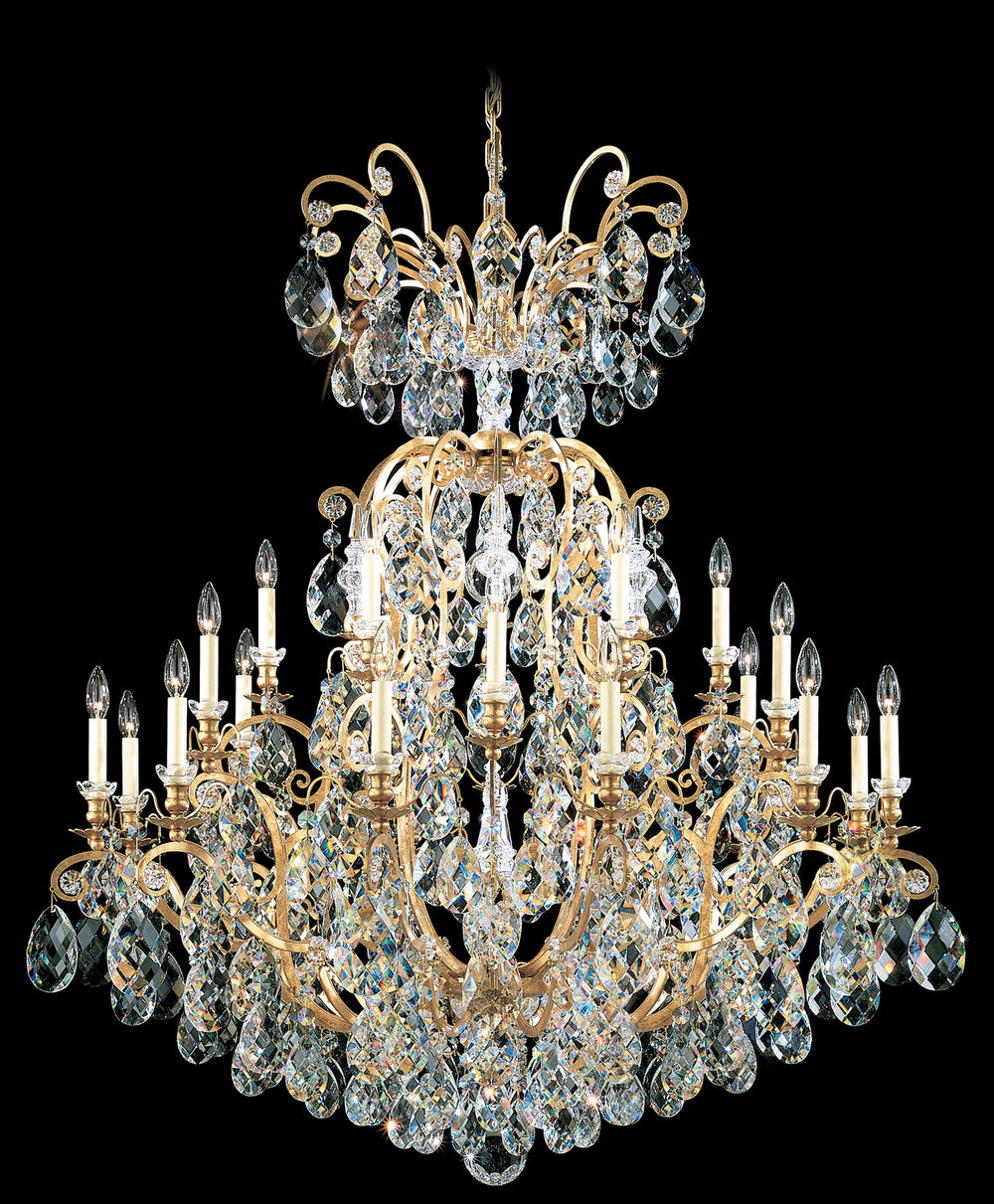 Schonbek - 25 Light Chandelier - Renaissance - Etruscan Gold- Union Lighting Luminaires Decor