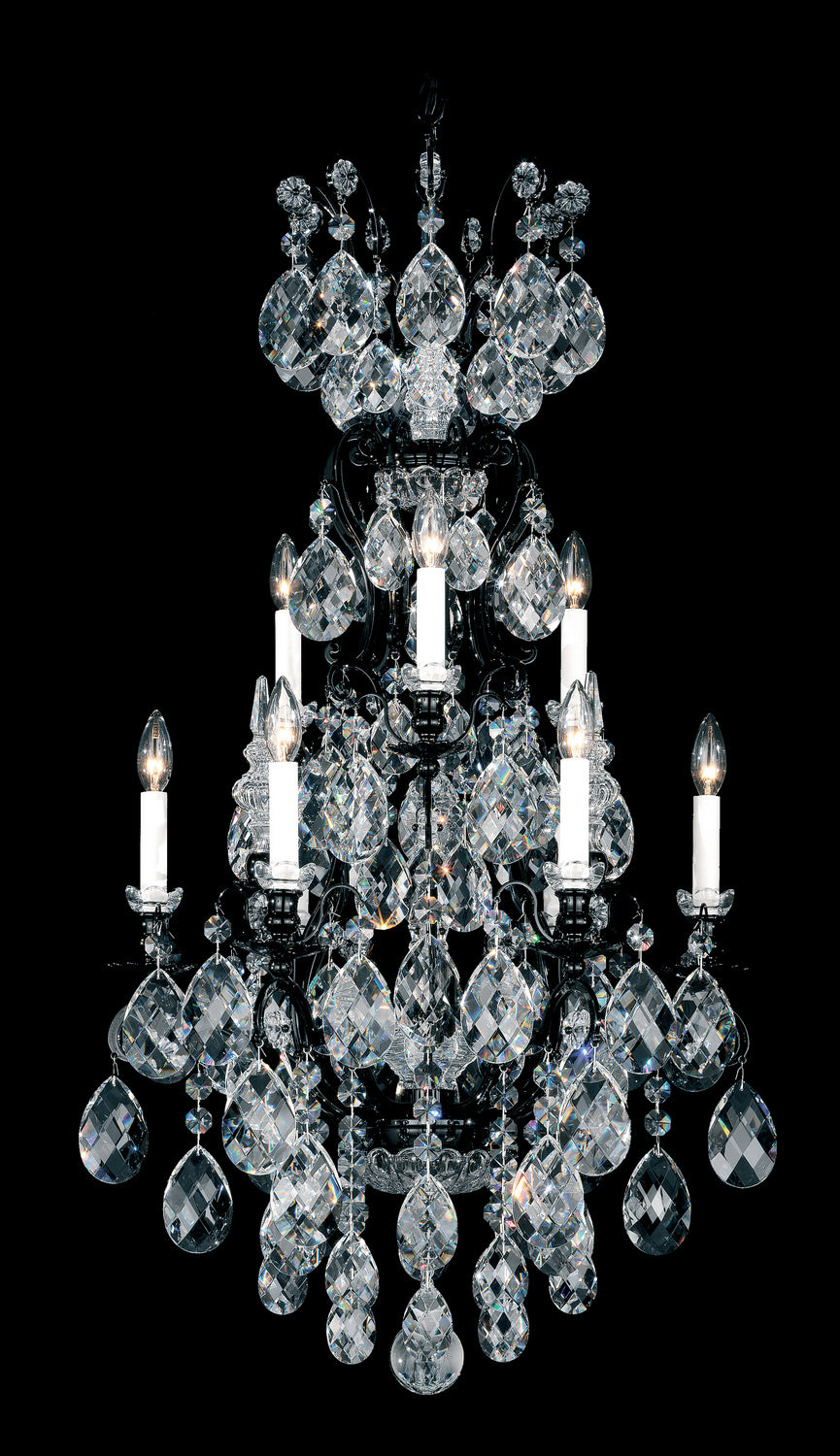 Schonbek - Ten Light Chandelier - Renaissance - Etruscan Gold- Union Lighting Luminaires Decor
