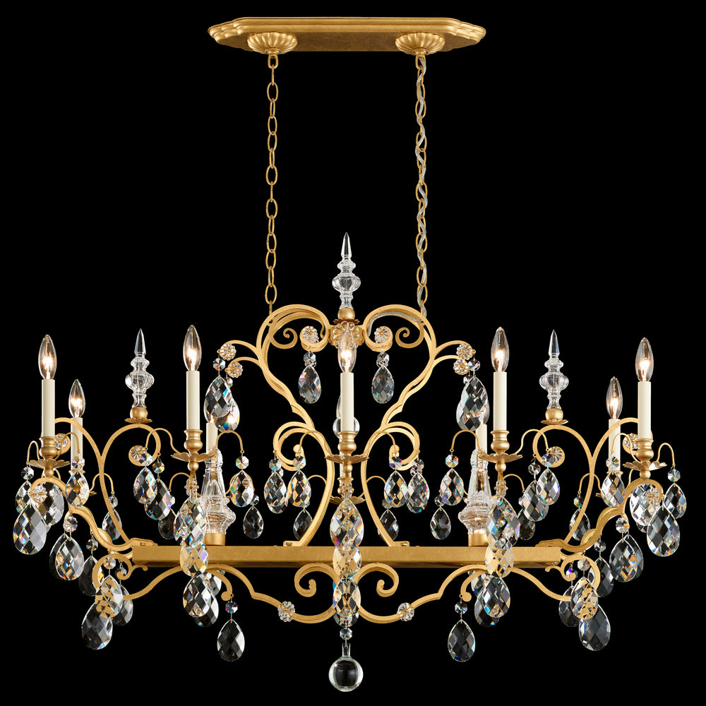 Schonbek - 12 Light Chandelier - Renaissance - Heirloom Gold- Union Lighting Luminaires Decor