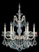 Schonbek - Six Light Chandelier - La Scala - Heirloom Gold- Union Lighting Luminaires Decor