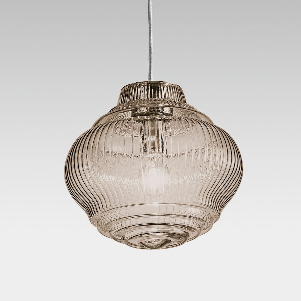 Zafferano - One Light Pendant - Bonnie & Clyde - Grey- Union Lighting Luminaires Decor