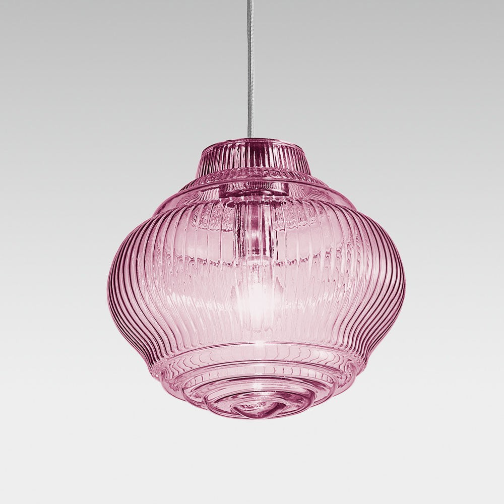 Zafferano - One Light Pendant - Bonnie & Clyde - Amethyst- Union Lighting Luminaires Decor