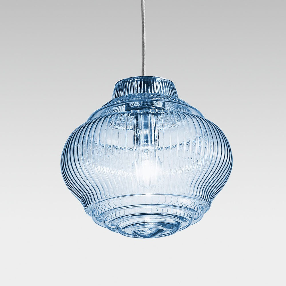 Zafferano - One Light Pendant - Bonnie & Clyde - Light Blue- Union Lighting Luminaires Decor