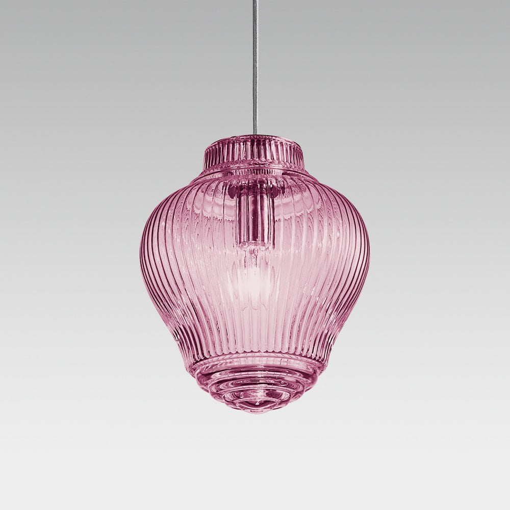 Zafferano - One Light Pendant - Bonnie & Clyde - Amethyst- Union Lighting Luminaires Decor