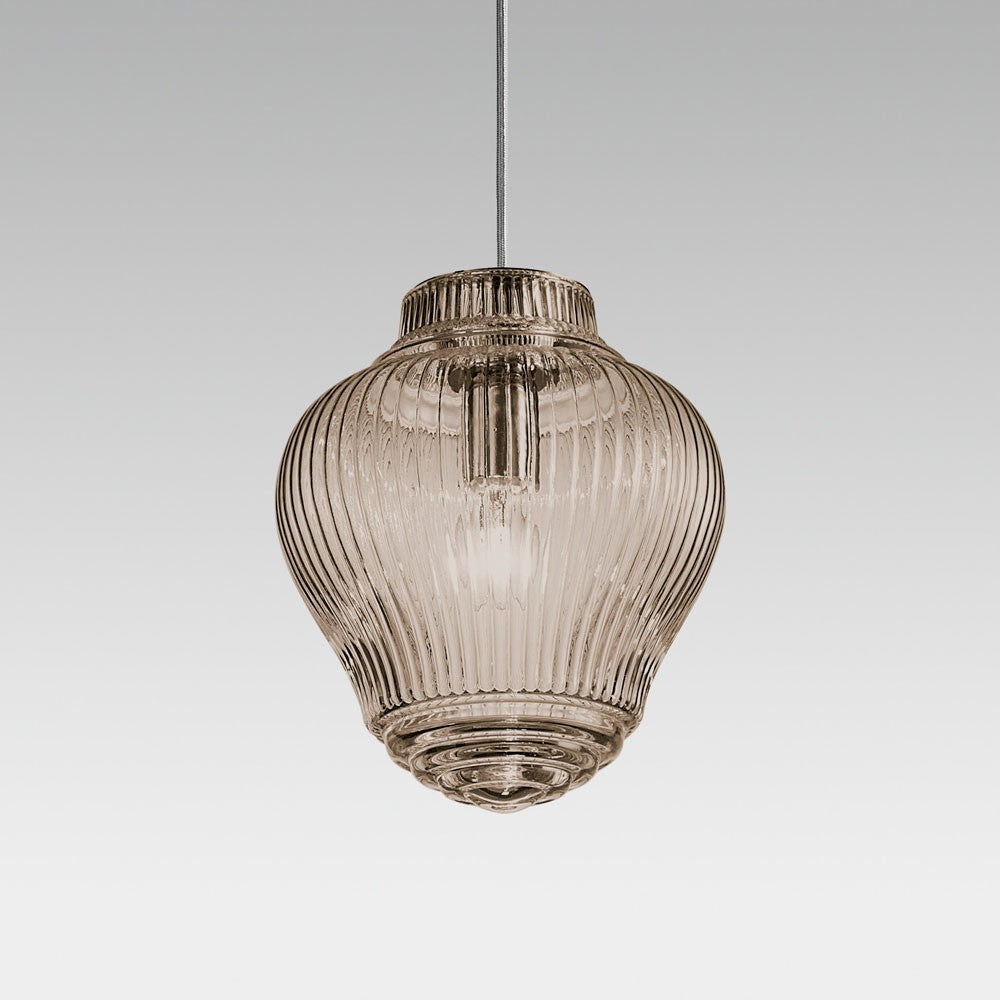 Zafferano - One Light Pendant - Bonnie & Clyde - Grey- Union Lighting Luminaires Decor