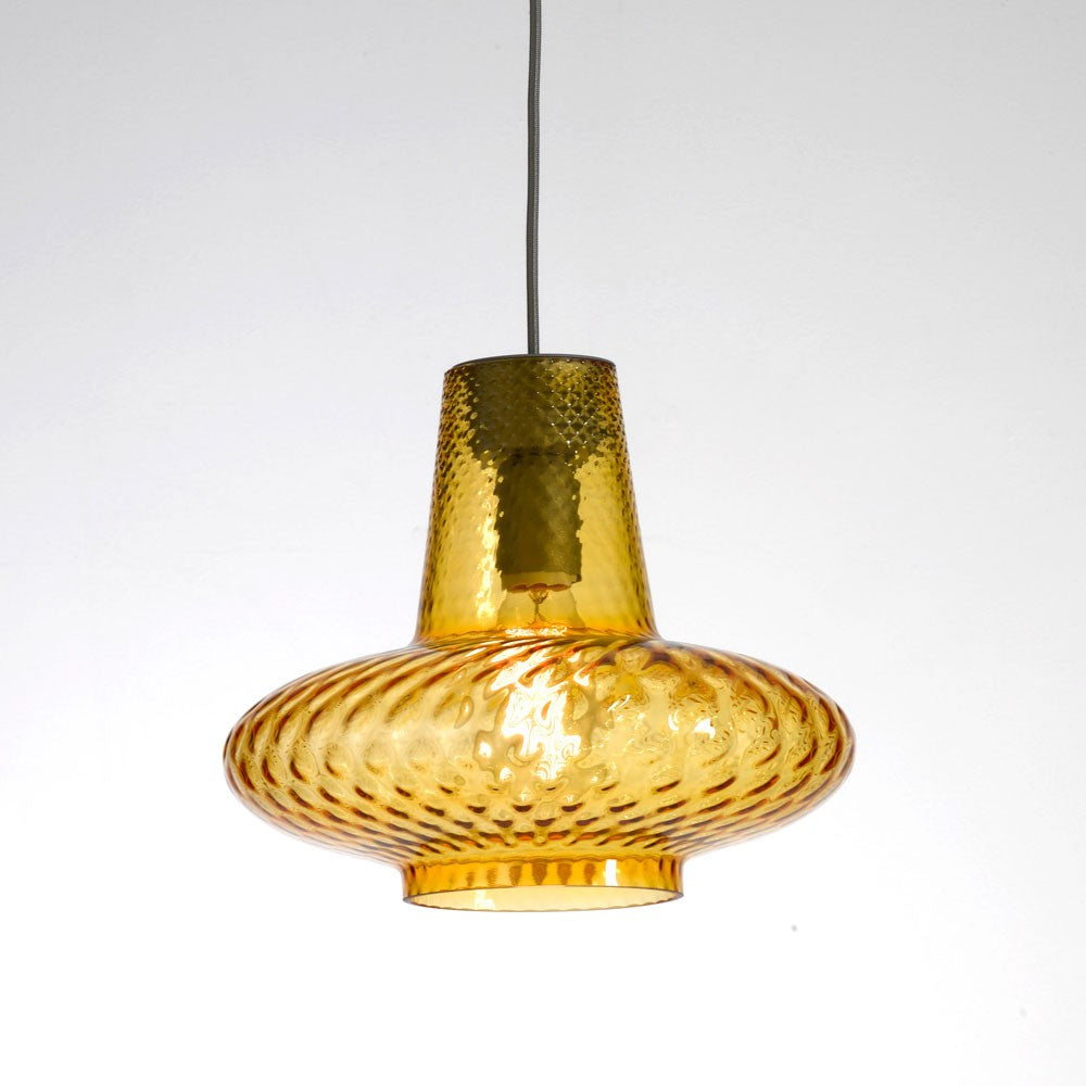 Zafferano - One Light Pendant - Romeo & Giulietta - Amber- Union Lighting Luminaires Decor