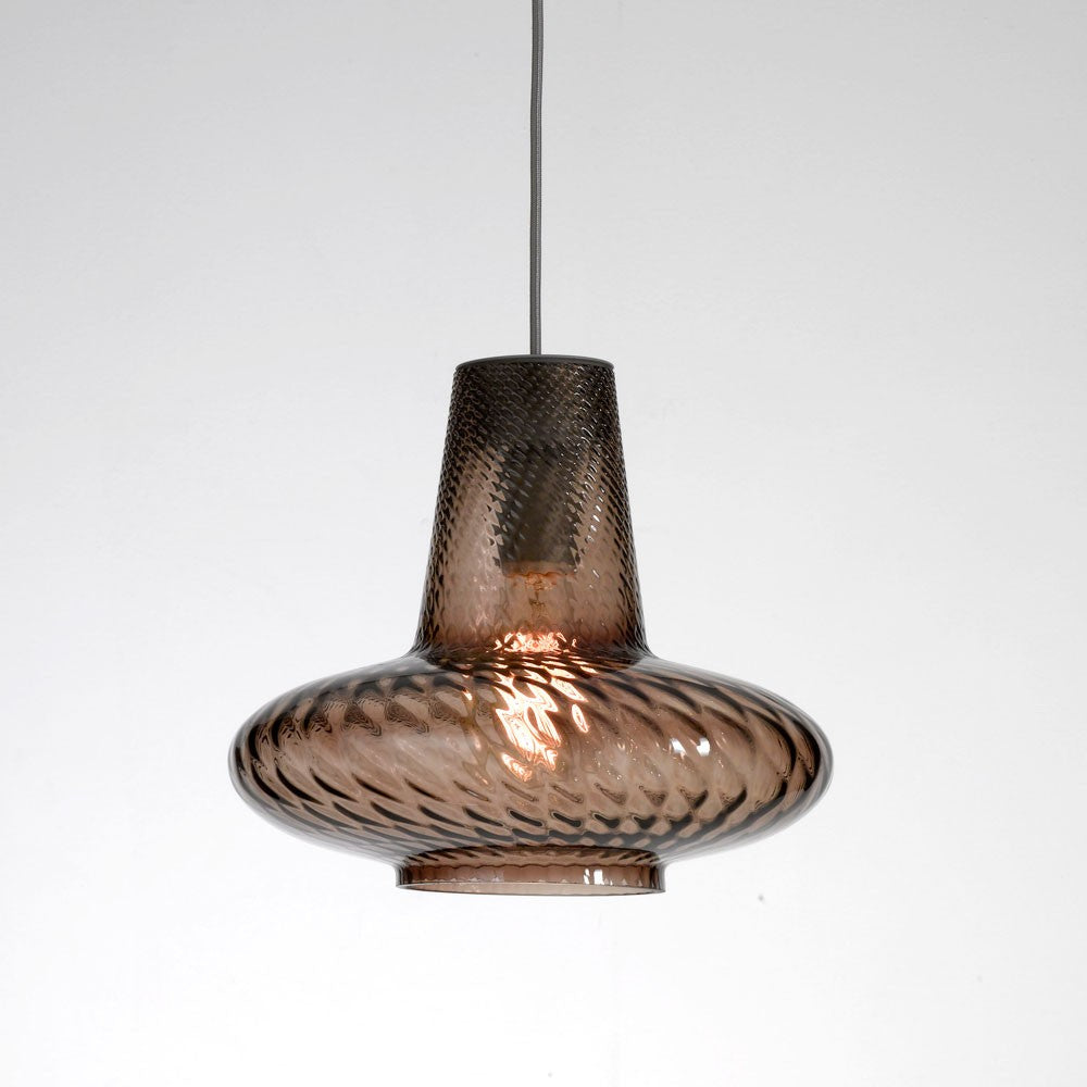 Zafferano - One Light Pendant - Romeo & Giulietta - Grey- Union Lighting Luminaires Decor