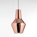 Zafferano - One Light Pendant - Romeo & Giulietta - Pink Gold- Union Lighting Luminaires Decor
