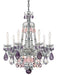 Schonbek - Seven Light Chandelier - Hamilton Rock Crystal - Jet Black- Union Lighting Luminaires Decor