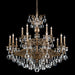 Schonbek - 15 Light Chandelier - Milano - Florentine Bronze- Union Lighting Luminaires Decor