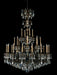 Schonbek - 28 Light Chandelier - Milano - Antique Silver- Union Lighting Luminaires Decor