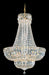 Schonbek - 20 Light Pendant - Petit Crystal Deluxe - Gold- Union Lighting Luminaires Decor