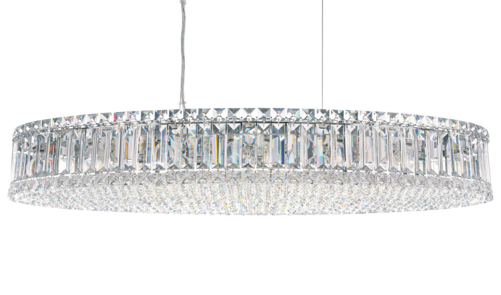Schonbek - 16 Light Pendant - Plaza - Polished Stainless Steel- Union Lighting Luminaires Decor