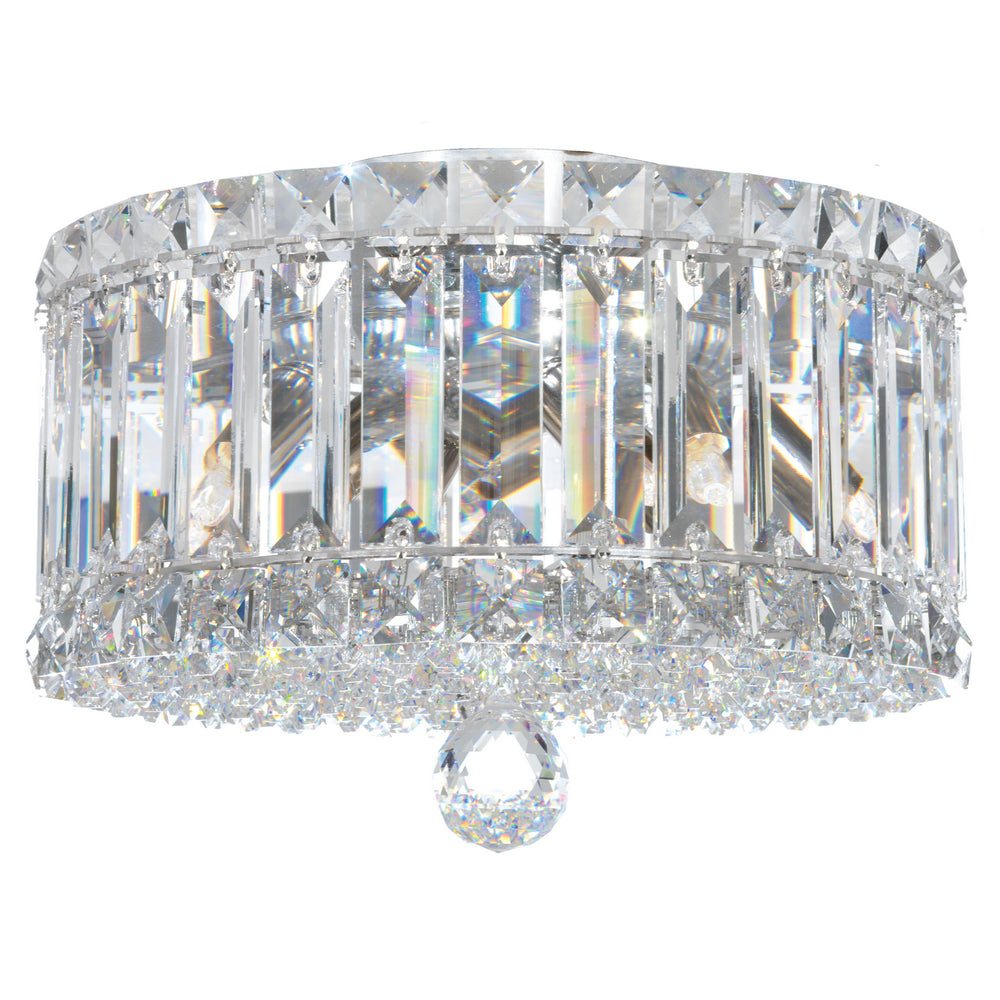 Schonbek - Four Light Flush Mount - Plaza - Polished Stainless Steel- Union Lighting Luminaires Decor
