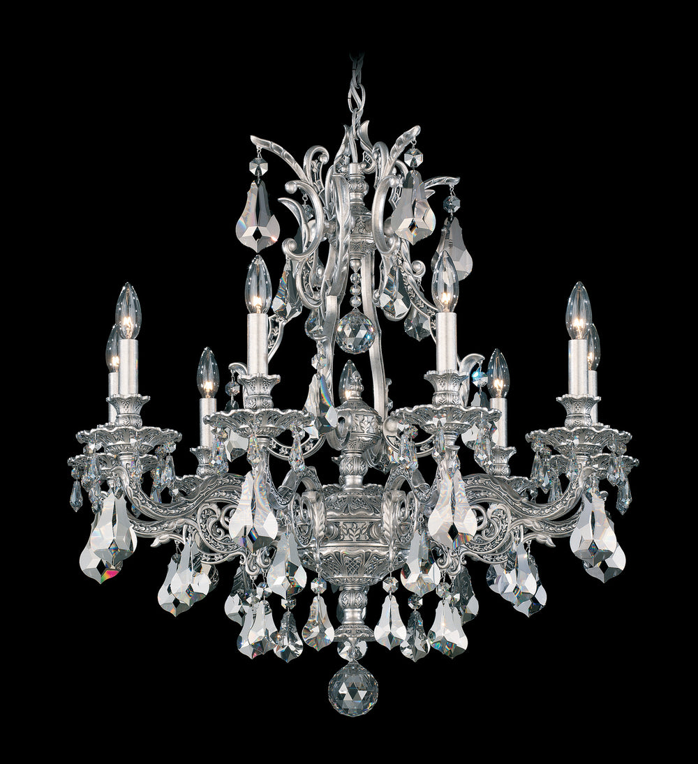 Schonbek - Nine Light Chandelier - Sophia - Florentine Bronze- Union Lighting Luminaires Decor