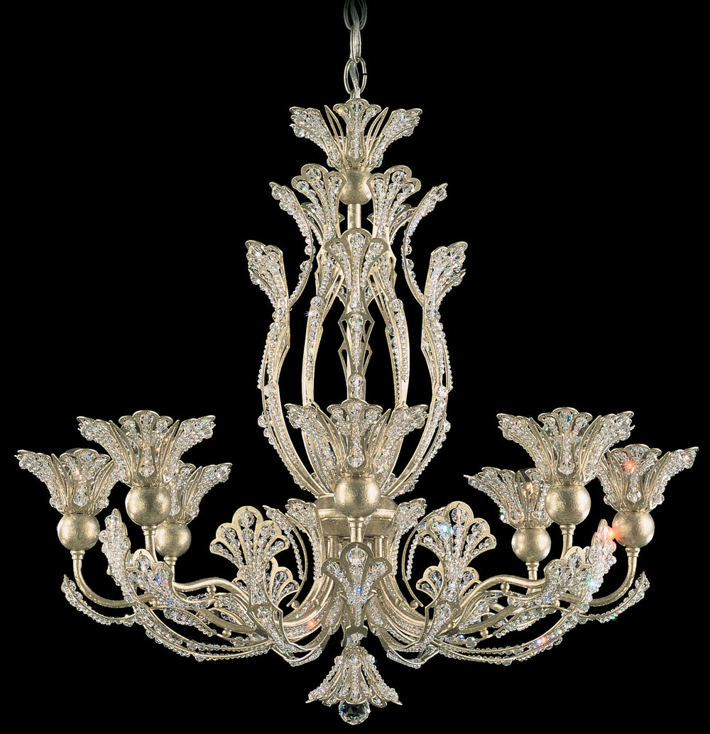 Schonbek - Eight Light Chandelier - Rivendell - Etruscan Gold- Union Lighting Luminaires Decor